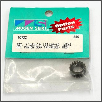 1st pinion gear 17t (steel) mtx4 (T0732)