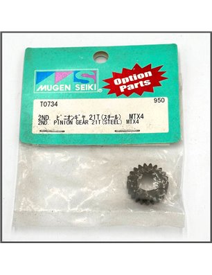 2nd Pinion Gear 21T (Steel) MTX4