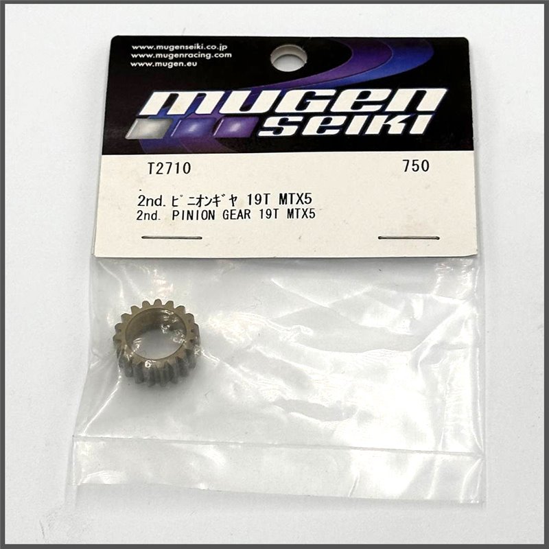 2nd Pinion Gear 19T MTX5