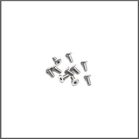 Screw allen flathead M2.5x5 (10)