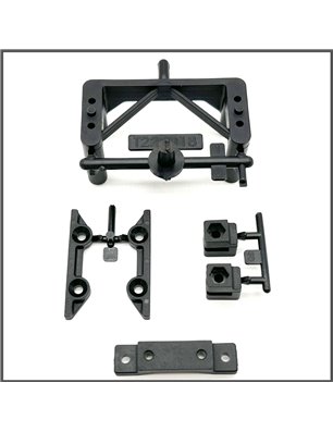 Steering Servo Mount & Rear Upper Deck Holder Set