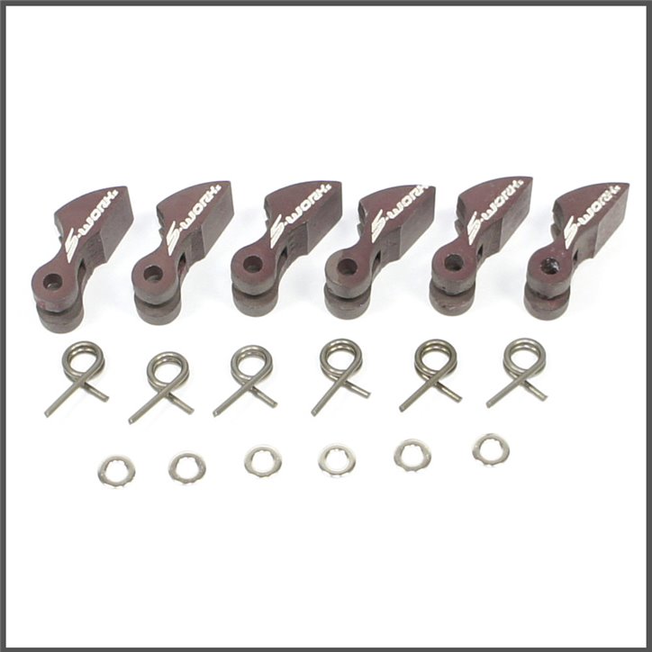 Tornado II Clutch Shoes with 1,0mm Springs (6) (SW330006A)