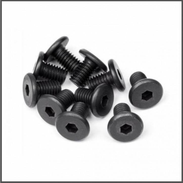 Pan head screw m5x8mm (hex socket/10pcs)