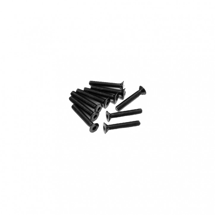 M3x18mm FH/ST HEX Screw (10pc) (SW108021)