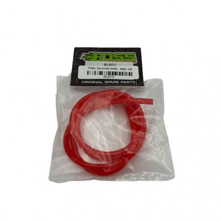 FUEL SILICON PIPE - RED 1M SPARE PARTS BLISS