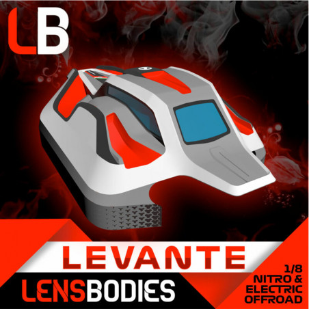 1/8 OFFROAD BODY LEVANTE LIGHT HOT RACE (LVT08-L)