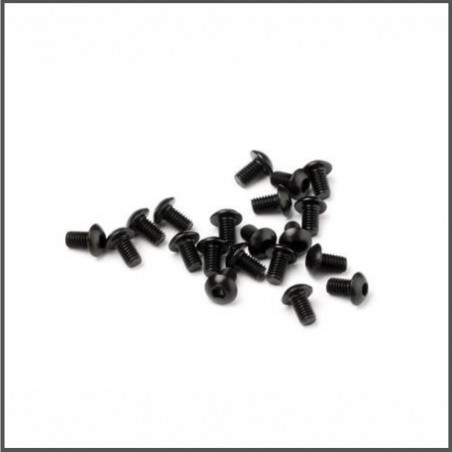 RACE SPEC BUTTON HEAD SCREW M3X5MM (20PCS) SPARE PARTS HB