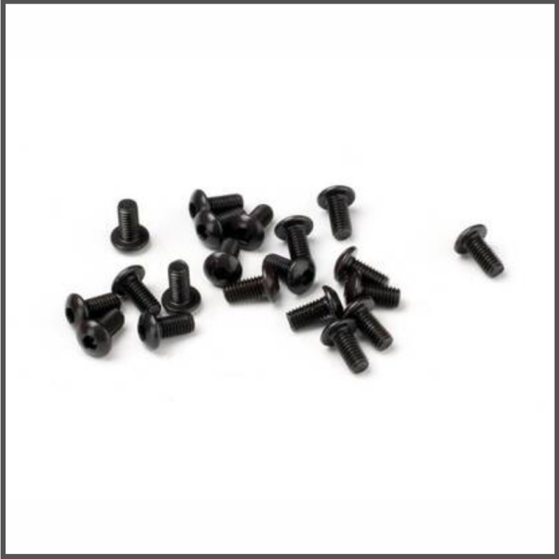 RACE SPEC BUTTON HEAD SCREW M3X6MM (20PCS) SPARE PARTS HB