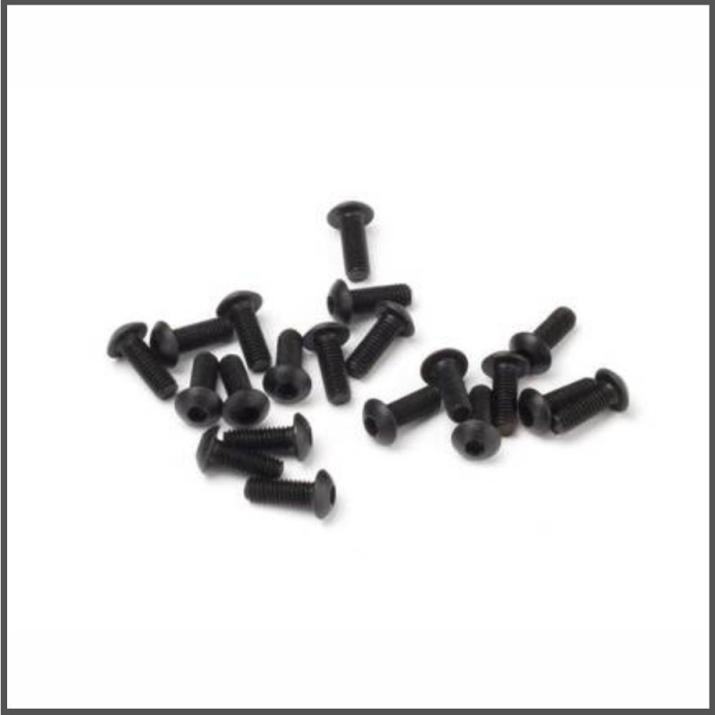 RACE SPEC BUTTON HEAD SCREW M3X8MM (20PCS) SPARE PARTS HB