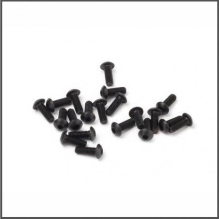 RACE SPEC BUTTON HEAD SCREW M3X8MM (20PCS) SPARE PARTS HB