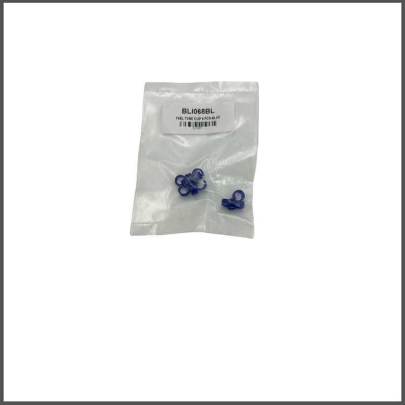 Fuel Tube Clip 6 PCS - Blue (BLI068BL)