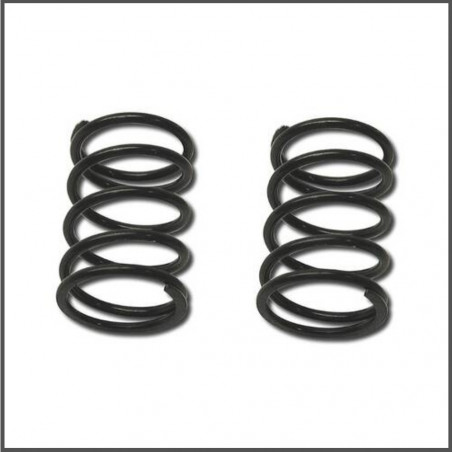 Racing shock spring 14x25x1.5mm 5.75 coils (white 2pcs) (HB6545)