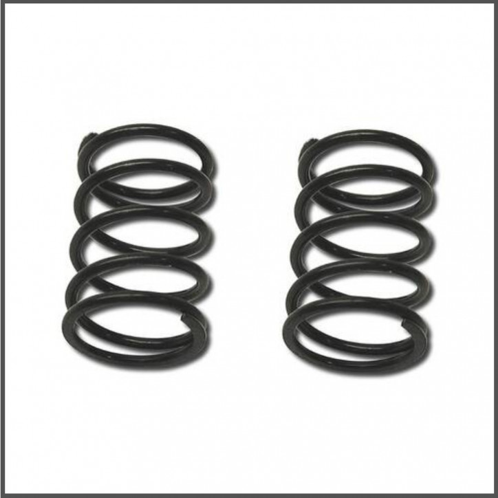 Racing shock spring 14x25x1.5mm 5.75 coils (white 2pcs) (HB6545)