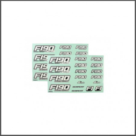 Decal sheet (2) F190 (SER302066)