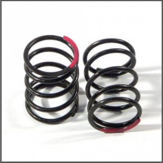 Racing shock spring 14x25x1.5mmx5.25(red/2pcs) (HB6547)