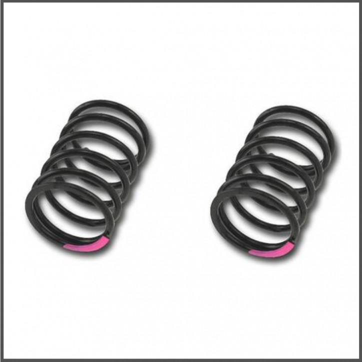 Racing shock spring 14x25x1.5mmx6.25 (pink/2pcs) (HB6548)