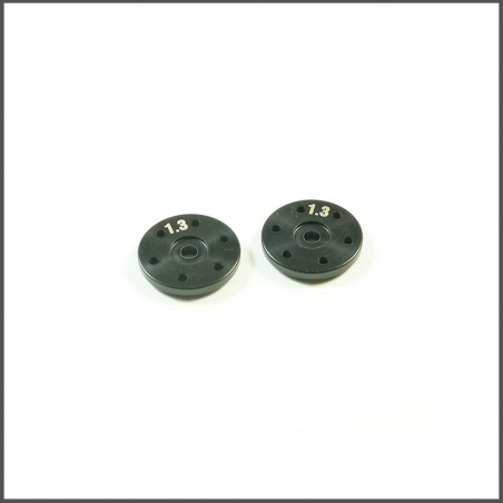 SWORKz BBS System Shock Piston 1.3mmX6 Holes (BK)(2PC) (SW330562A)