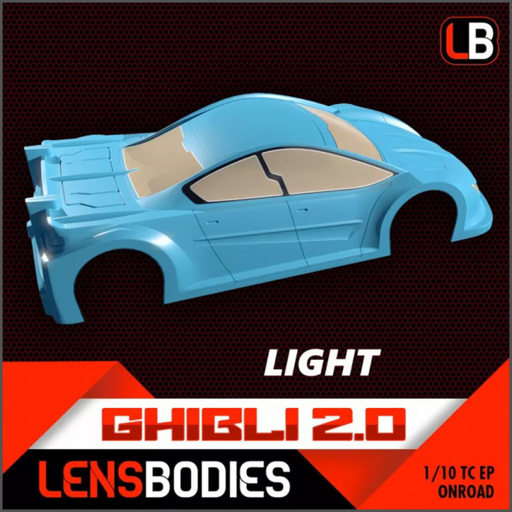 1/10 onroad 190mm body Ghibli 2.0 – Lens Bodies