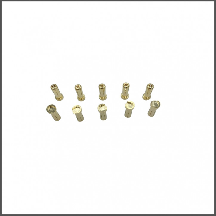 Corsatec  5mm plugs flat 10pcs (CT60024)