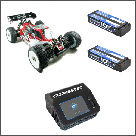 S35-4E EVO 1/8 Pro Brushless  + 2 Graphene hv+ lipo 2s stick 10kmah + Dual pro charger  (SW910042-CT)