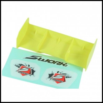 SWORKz 1/8 Off Road Pro Race Wing (FY)(W/o Holes) (SW228022AFY)