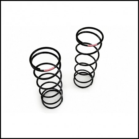 16mm Front Shock Spring - Hard (Pink) - (2 pcs) (457-H)
