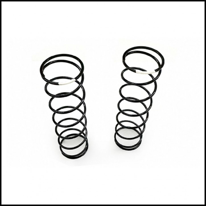 16mm Rear Shock Spring - Very Hard (White) - (2 pcs) (458-HV)