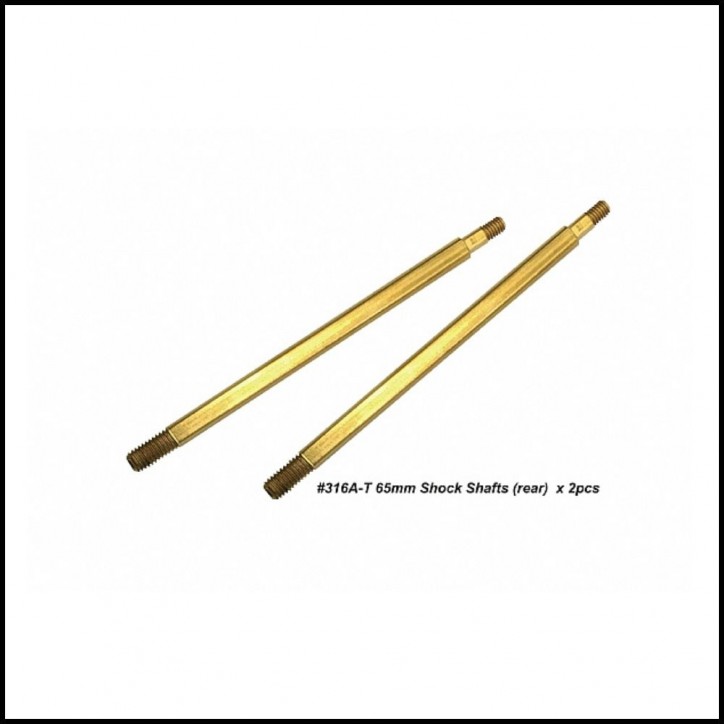 65mm Shocks Shafts (Rear) (316A-T) 65mm Shocks Shafts (Rear) (316A-T)