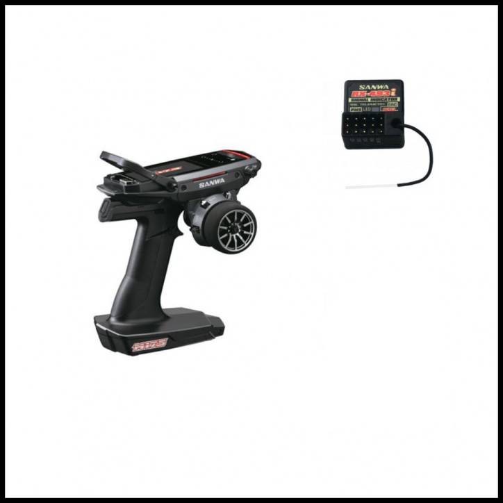 Sanwa M17S Radio & RX-493i Receiver & Preinstalled Battery (101A32971A)