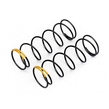 Shock springs (yellow/67mm/6.67coil/2pcs) (HB109809)