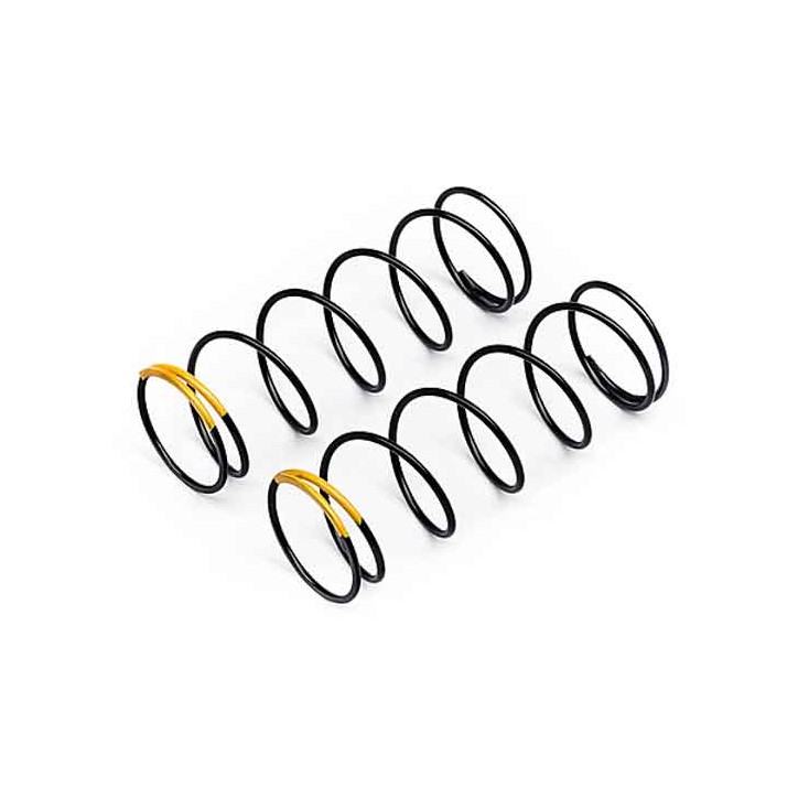 Shock springs (yellow/67mm/6.67coil/2pcs) (HB109809)
