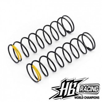 Shock Springs (Yellow/82mm/9.5coil/2pcs) (HB109815)