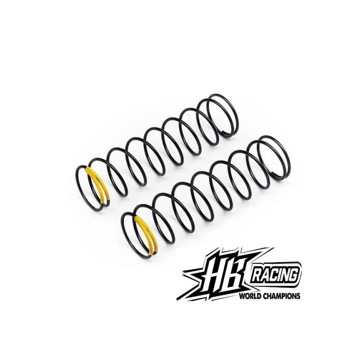 Shock Springs (Yellow/82mm/9.5coil/2pcs) (HB109815)