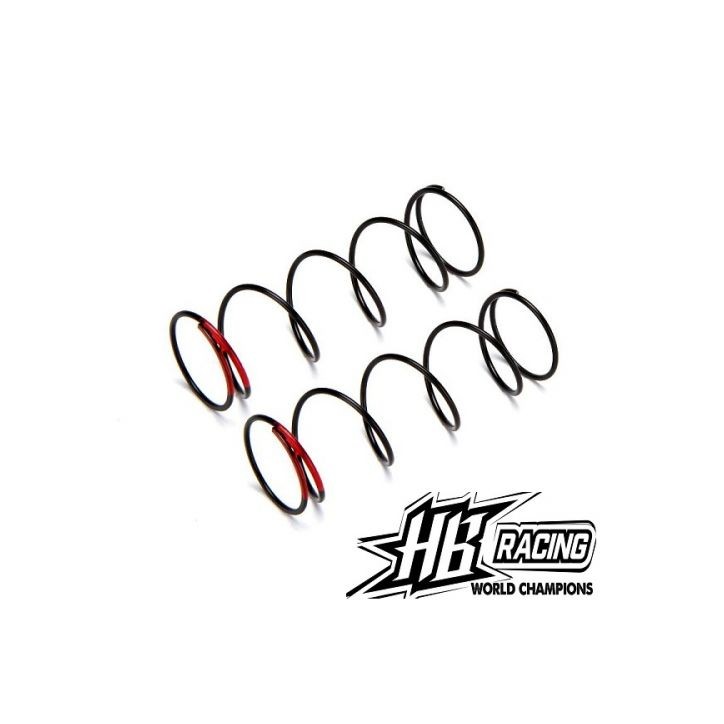 Shock springs (red/68mm/86.1gf/2pcs) (HB109811)
