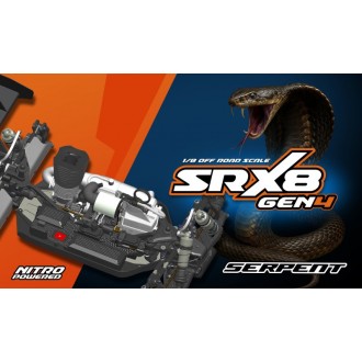 Serpent SRX8 Gen4 Nitro 1/8 4WD Buggy Kit SER600024 (SER600024)