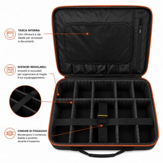RC23 Professional Modular Equipment Carry Case (23-02)