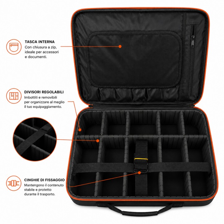 RC23 Professional Modular Equipment Carry Case (23-02)