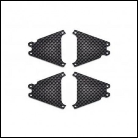 Wishbone stiffner carbon H (4) X20 '23 (SER402032)
