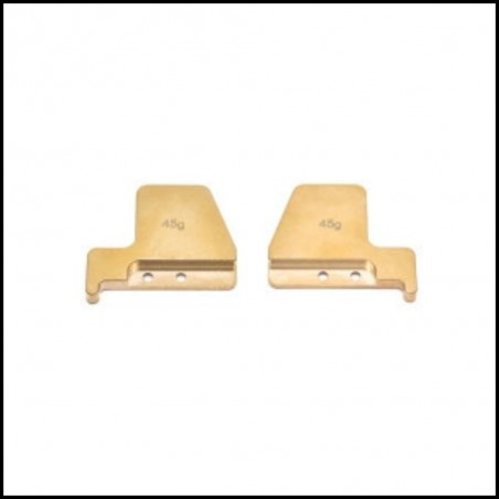 Lipomount weight shorty brass 50gr (2) X20 (SER402147)