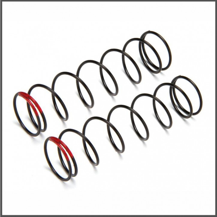 Shock springs (red/83mm/75.8gf/2pcs) (HB109817)