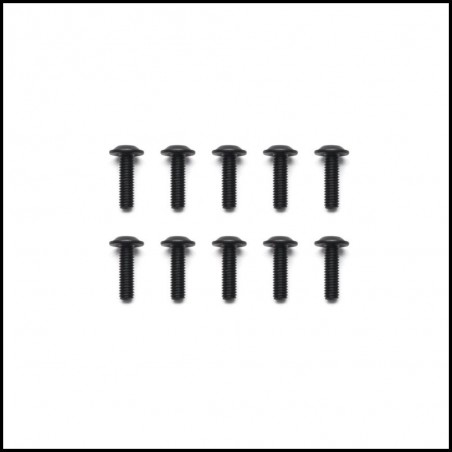 Screw allen roundhead flanged M3x10 (10) (SER110257)