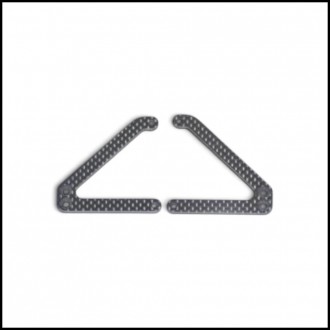 Suspension arm L+R wide carbon F110 (SER411314)