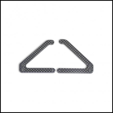 Suspension arm L+R wide carbon F110 (SER411314)