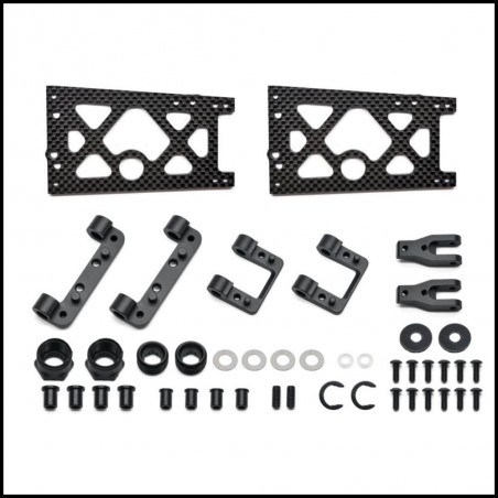 Carbon wishbone set rr SRX8GT (SER601414)