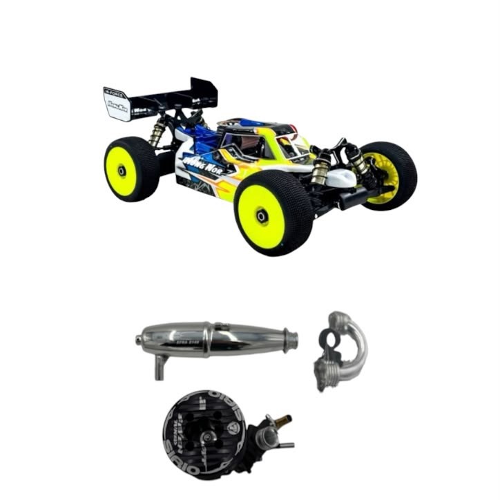 X5B 1/8 Buggy KIT NITRO- Exhaust 2149 - Off Road Sirio Seven (64026-Sirio)