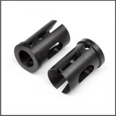 Solid axle cup (2mm/steel/2pcs - pro5-tcxx) (HB68840)