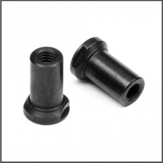 Steering post (black/2pcs) (HB114509)