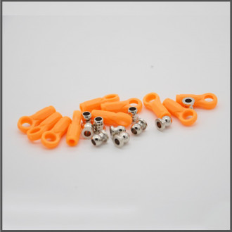 COLORED BALL JOINT SET 10PCS orange SPARE PARTS BLISS