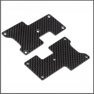 Woven graphite arm covers (rear/d817) (HB111742)