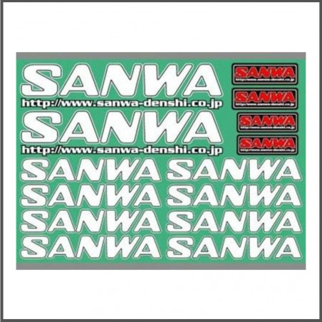 Adesivi Sanwa bianco SPARE PARTS SANWA
